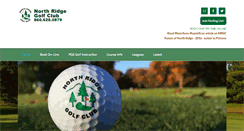 Desktop Screenshot of northridgegolfclub.com